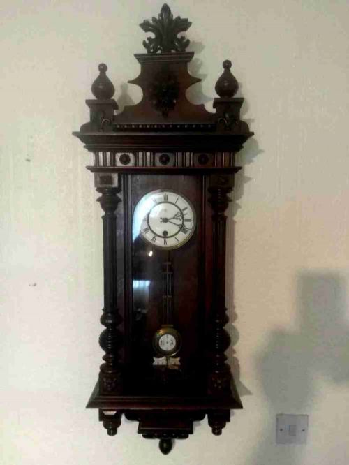Vienna Regulator Wall Clock Circa 1860/1880.