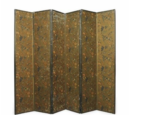 Mid C19th Large 6 Fold Screen