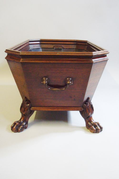 REGENCY ANGLO INDIAN PADOUK OPEN WINE COOLER - ADDITIONAL PHOTO 2