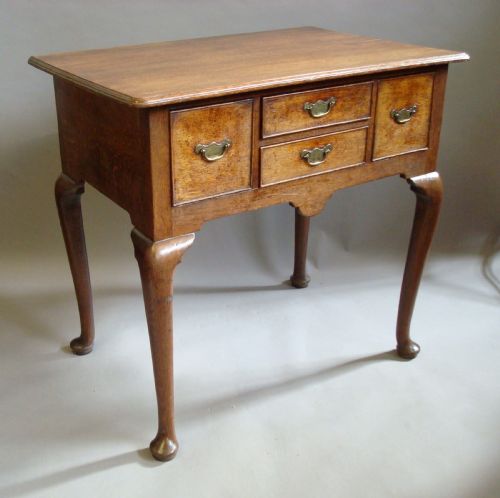 Georgian Oak Cabriole Leg Lowboy