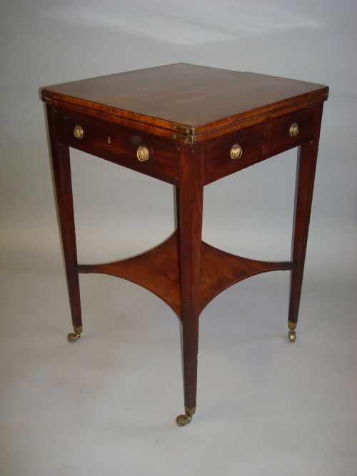 A Good George III Mahogany Patience Table