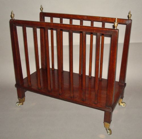 An Unusual Regency Mahogany Canterbury/folio Stand