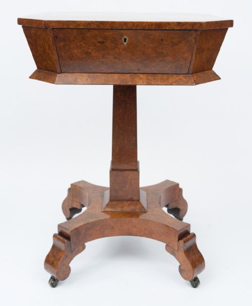 An Excellent Quality Late Regency Amboyna Occasional Table