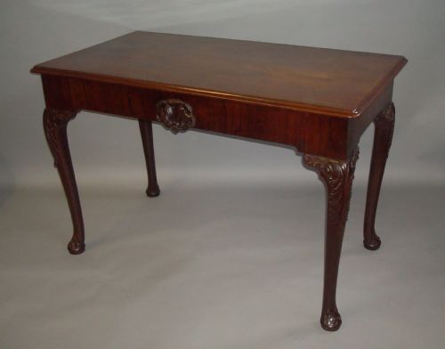 GEORGIAN IRISH MAHOGANY SIDE TABLE - ADDITIONAL PHOTO 1