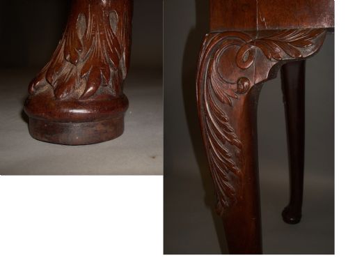 GEORGIAN IRISH MAHOGANY SIDE TABLE - ADDITIONAL PHOTO 7