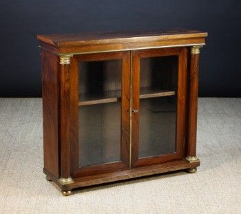Regency Brass Side Cabinet