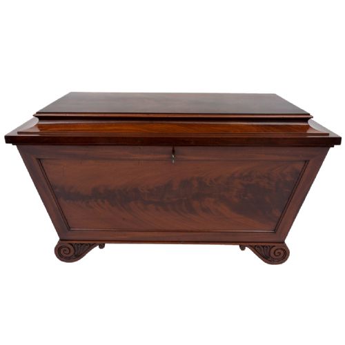 Regency Mahogany Sarcophagus Wine Cooler