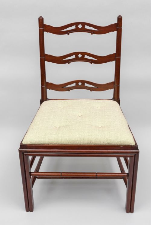 fig 1. George III Set of 6 Mahogany Gillows Dining Chairs