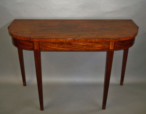 George III Sheraton Mahogany Pier Table