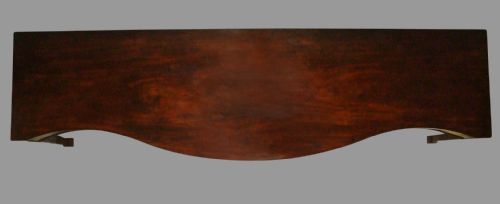 GEORGE III MAHOGANY SERPENTINE SERVING SIDE TABLE - ADDITIONAL PHOTO 2