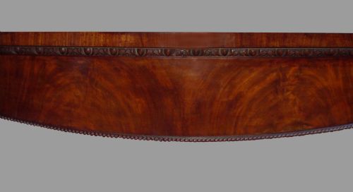 GEORGE III MAHOGANY SERPENTINE SERVING SIDE TABLE - ADDITIONAL PHOTO 3