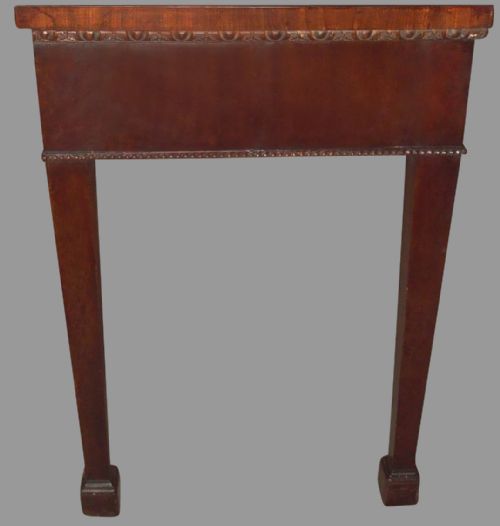 GEORGE III MAHOGANY SERPENTINE SERVING SIDE TABLE - ADDITIONAL PHOTO 6