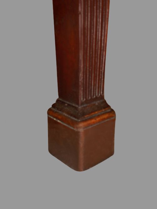 GEORGE III MAHOGANY SERPENTINE SERVING SIDE TABLE - ADDITIONAL PHOTO 8