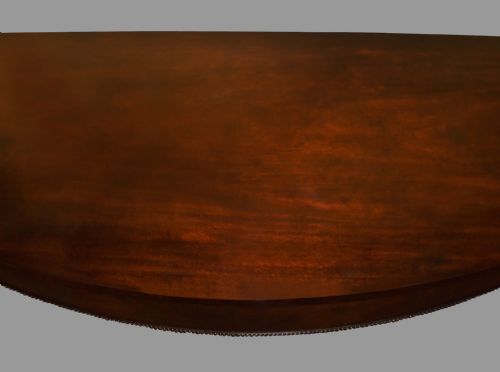 GEORGE III MAHOGANY SERPENTINE SERVING SIDE TABLE - ADDITIONAL PHOTO 12