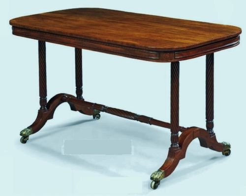 Regency Mahogany Library Table / Centre Table