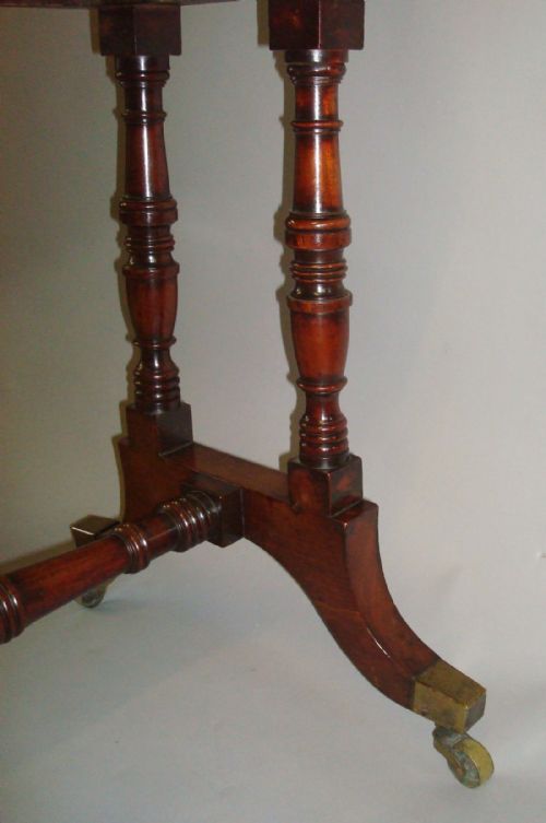 REGENCY MAHOGANY WATERFALL OPEN BOOKCASE - ADDITIONAL PHOTO 8