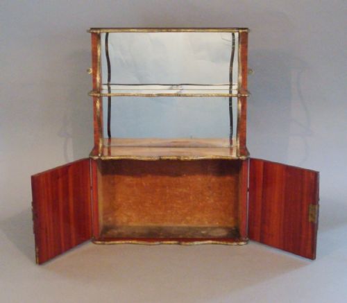 19TH CENTURY PAIR OF ENGLISH HANGING WALL CABINETS BY TOWN AND EMANUEL - ADDITIONAL PHOTO 3