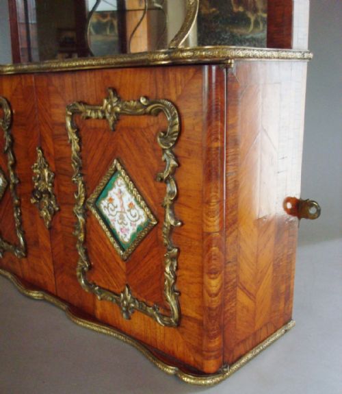 19TH CENTURY PAIR OF ENGLISH HANGING WALL CABINETS BY TOWN AND EMANUEL - ADDITIONAL PHOTO 7