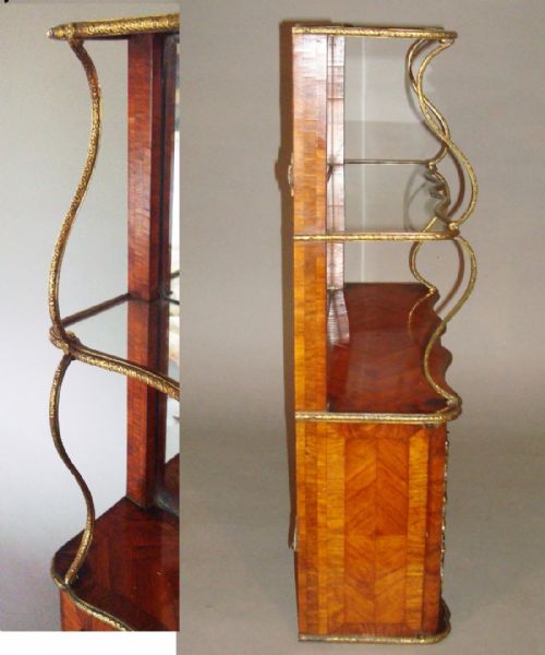 19TH CENTURY PAIR OF ENGLISH HANGING WALL CABINETS BY TOWN AND EMANUEL - ADDITIONAL PHOTO 8