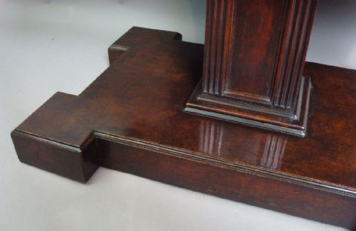 C19TH GOTHIC OAK CHAMPAGNE OR WINE COOLER TABLE - ADDITIONAL PHOTO 8