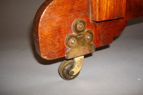 LATE C19TH WALNUT 'PUGIN' DESIGN GILLOWS WRITING TABLE - ADDITIONAL PHOTO 7