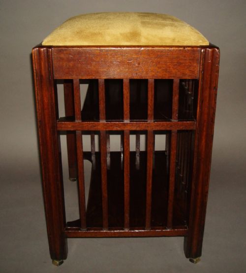 GEORGIAN MAHOGANY STOOL IN CHIPPENDALE MANNER - ADDITIONAL PHOTO 7