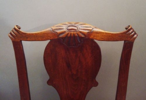 GEORGE II PAIR OF IRISH WALNUT SIDE CHAIRS - ADDITIONAL PHOTO 2