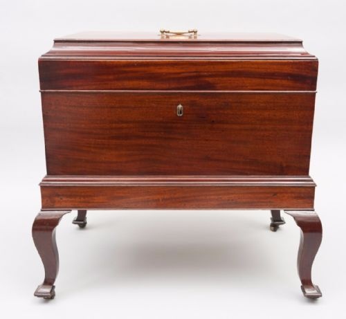 GEORGIAN MAHOGANY WINE COOLER - ADDITIONAL PHOTO 3