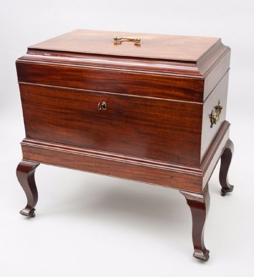 GEORGIAN MAHOGANY WINE COOLER - ADDITIONAL PHOTO 4