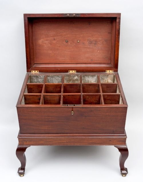GEORGIAN MAHOGANY WINE COOLER - ADDITIONAL PHOTO 6