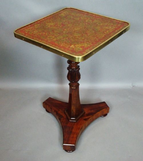 Regency Rosewood & Penwork Occasional Table