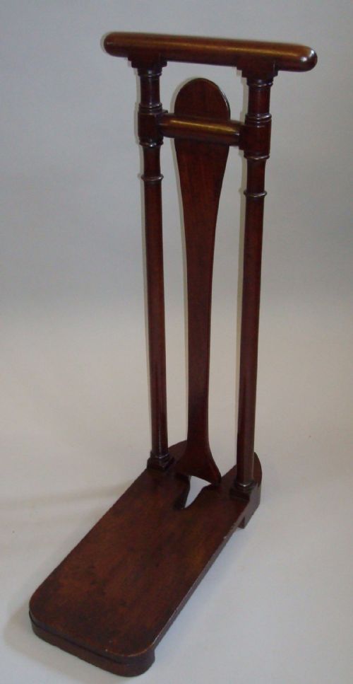 Regency Mahogany Boot Jack in the Manner of Gillows