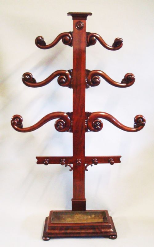 fig 1. George IV Mahogany Hall Stand - large proportions