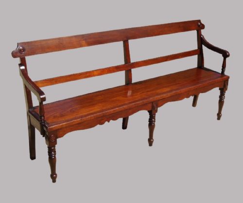 Regency Mahogany Hall Seat
