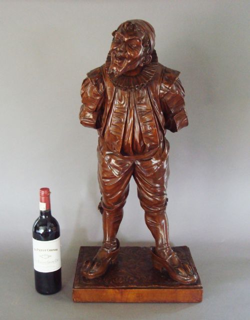 fig 1. C19th Italian Carved Walnut 'Gobbo' Sculpture