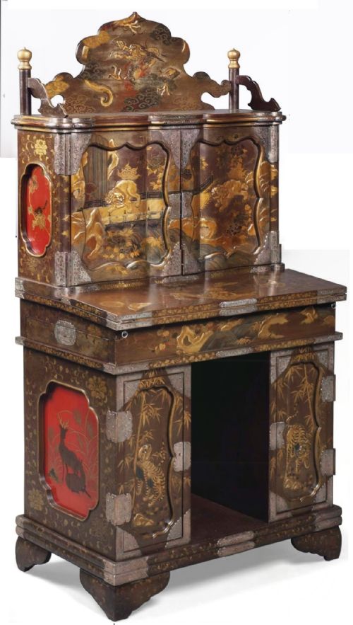 19th Century Japanese Writing Cabinet