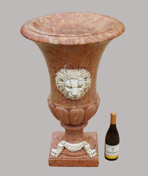 19TH CENTURY ITALIAN MARBLE CAMPANA URN - ADDITIONAL PHOTO 1