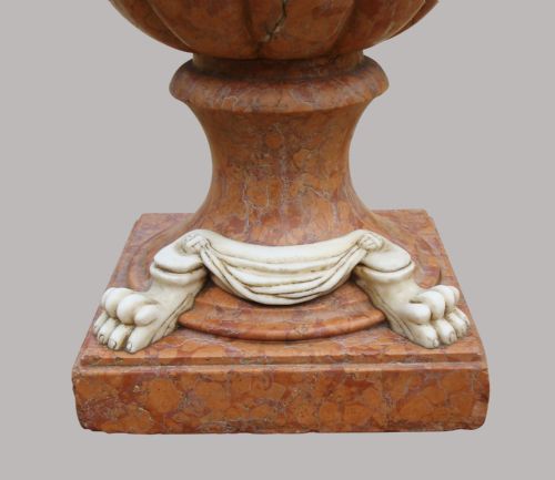 19TH CENTURY ITALIAN MARBLE CAMPANA URN - ADDITIONAL PHOTO 3