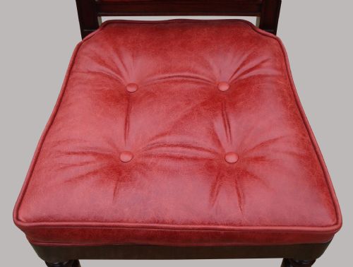 REGENCY SET OF 4 MAHOGANY CHAIRS STAMPED GILLOWS LANCASTER - ADDITIONAL PHOTO 7