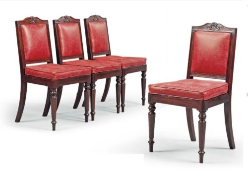 REGENCY SET OF 4 MAHOGANY CHAIRS STAMPED GILLOWS LANCASTER - ADDITIONAL PHOTO 10