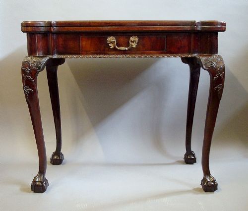 GEORGE III MAHOGANY CARD TABLE - ADDITIONAL PHOTO 2