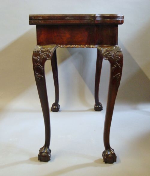 GEORGE III MAHOGANY CARD TABLE - ADDITIONAL PHOTO 5