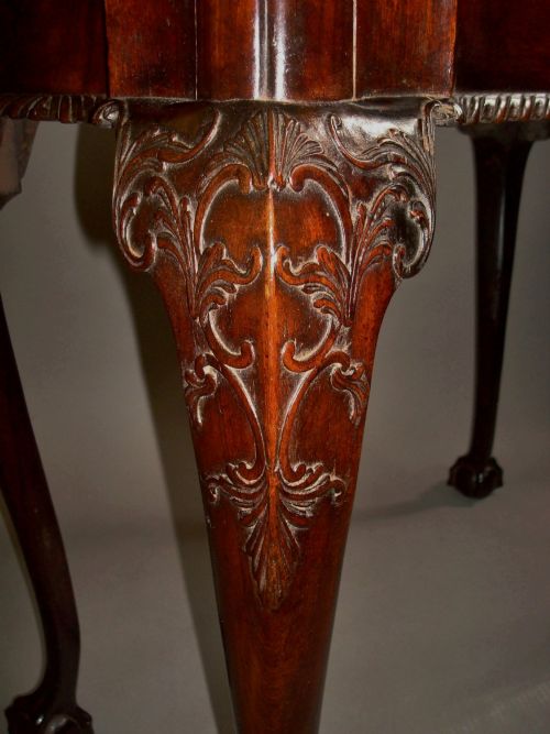 GEORGE III MAHOGANY CARD TABLE - ADDITIONAL PHOTO 8