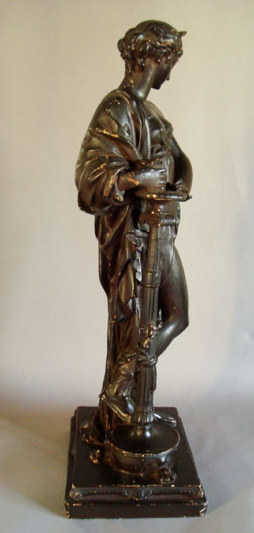 REGENCY PLASTER FIGURE OF CLASSICAL LADY - ADDITIONAL PHOTO 1