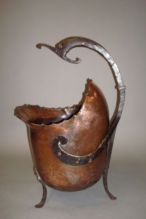 Arts and Crafts Coal Scuttle