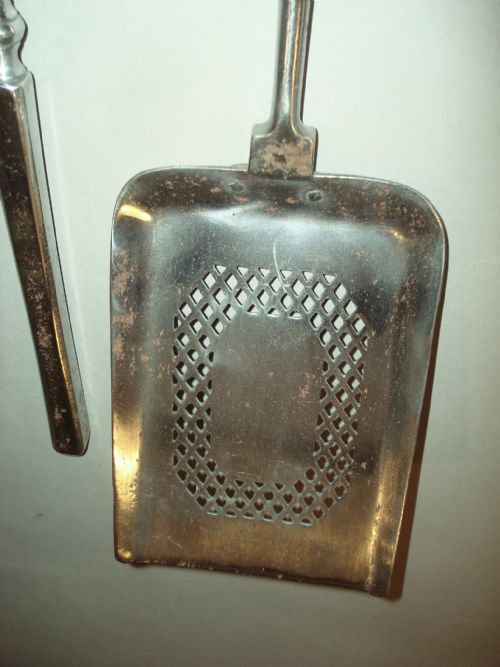 GEORGE IV POLISHED STEEL FIRE IRONS OR FIRE TOOLS - ADDITIONAL PHOTO 7