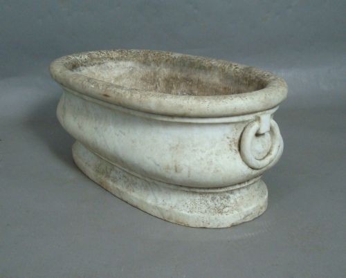 C19th Carrera Marble Cistern, Wine Cooler or Jardiniere
