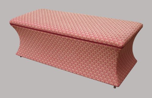 C19th Large Upholstered Ottoman