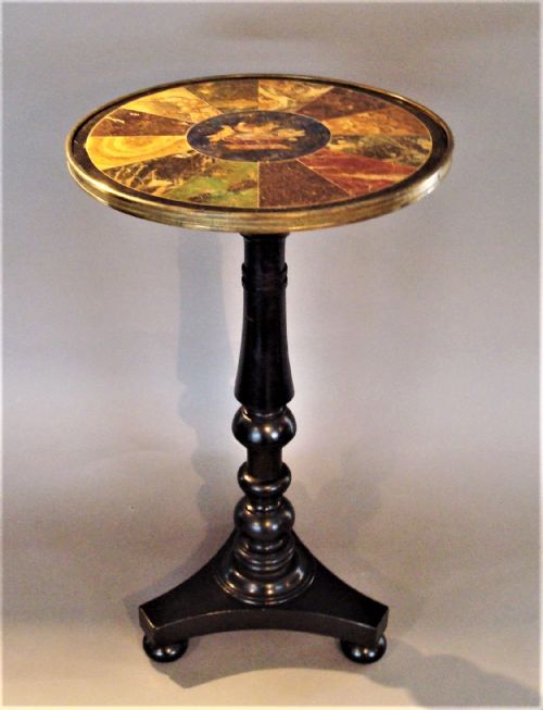 REGENCY SIMULATED MARBLE TABLE