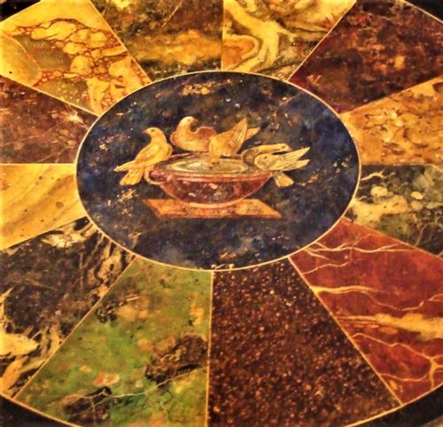 REGENCY SIMULATED MARBLE TABLE - ADDITIONAL PHOTO 6